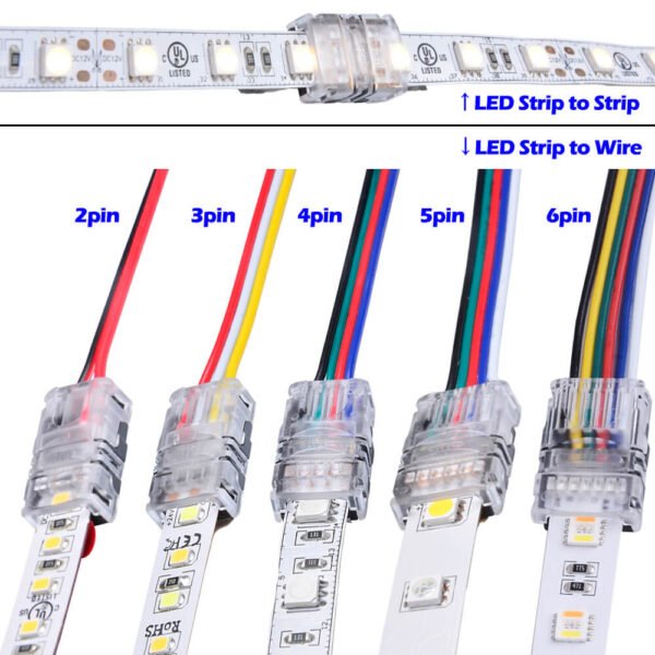 led strip to wire connector