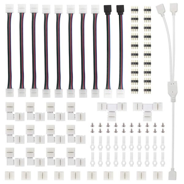 RGB LED Connector 4pin Quick LED Strip Light Connectors