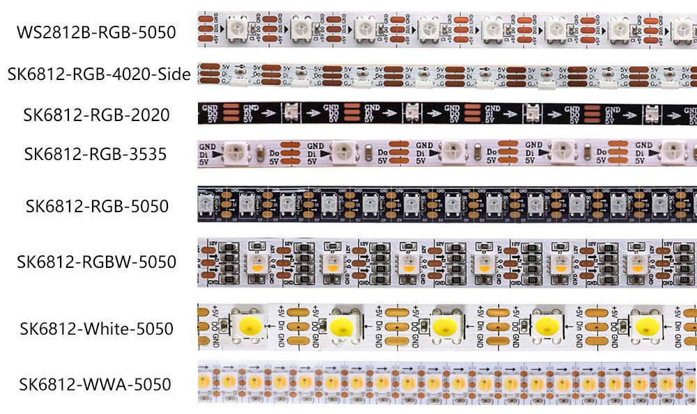ws2812 led vs SK6812 LED