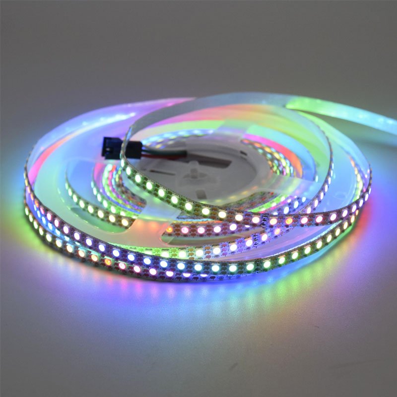 7mm Width Addressable LED Tape -144 LEDs/M SK6812 3535 SMD LED Pixel Light Strip 02