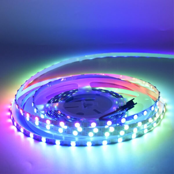 5050 Addressable RGB LED Strip 5.5mm Wide 60LEDs/M Smart LED Tape 04